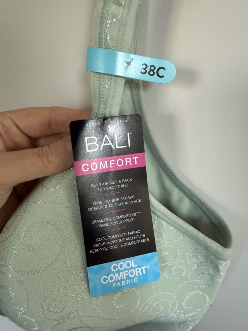 NWT Bali Comfort Bra Size 38C - Picture 2 of 5